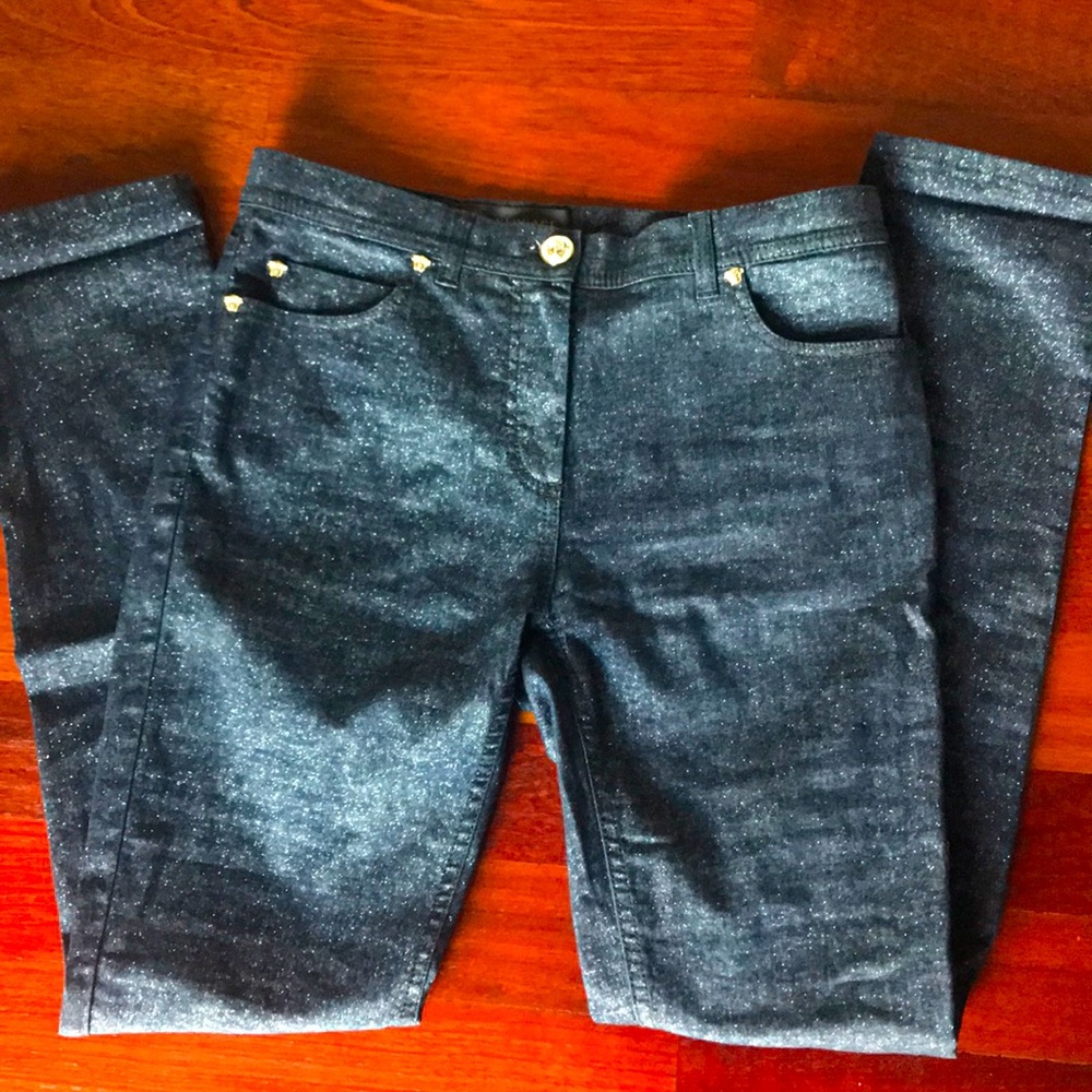 Versace Glitter Jeans